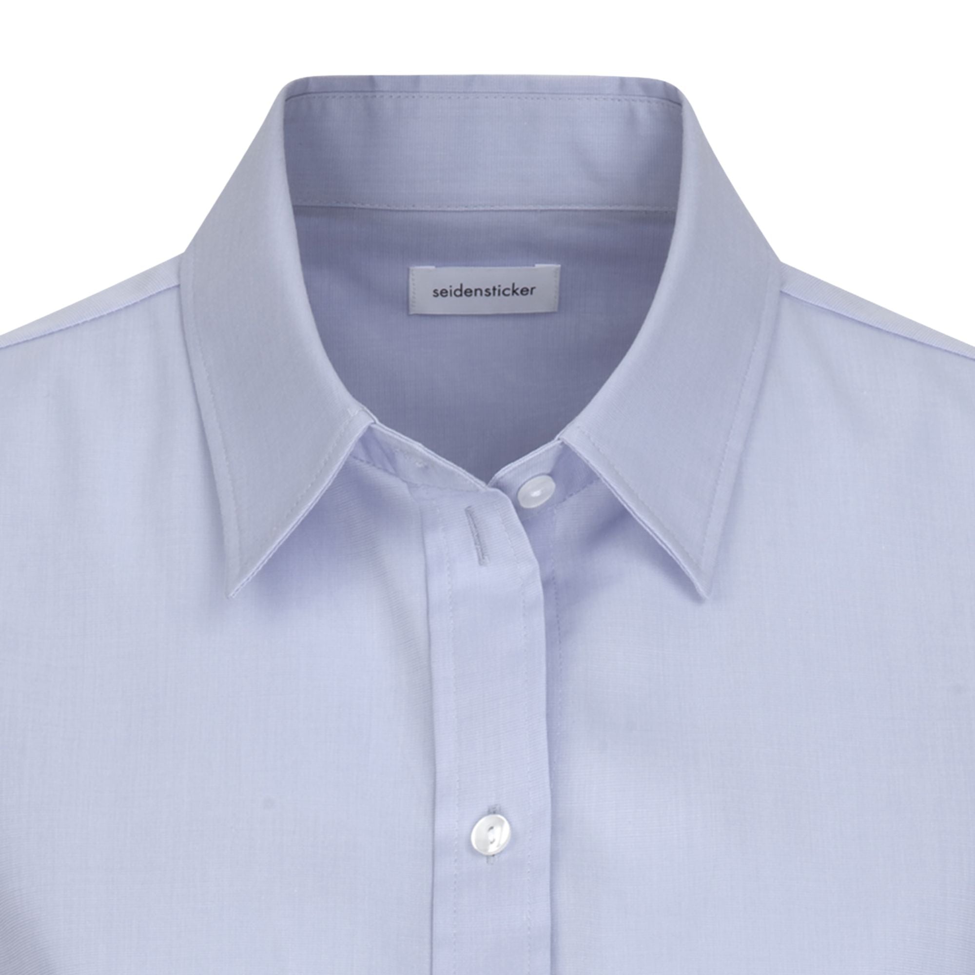 Seidensticker Damen Business Bluse Regular Fit 080604 - mit Webart Popeline und Uni-Muster