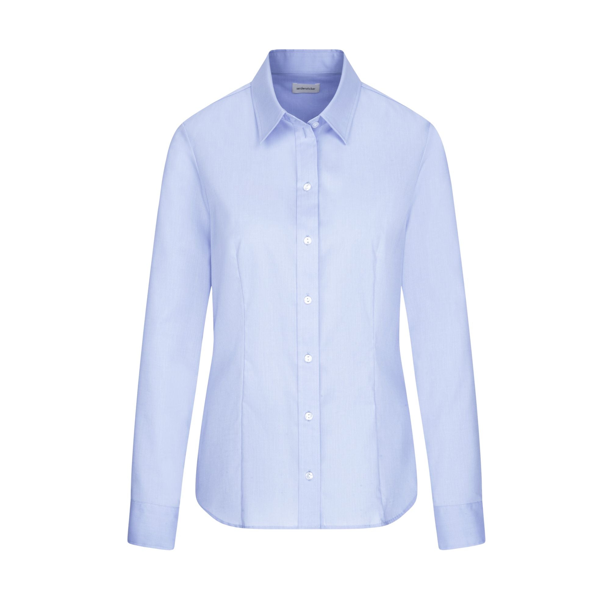Seidensticker Damen Business Bluse Regular Fit 080604 - mit Webart Popeline und Uni-Muster