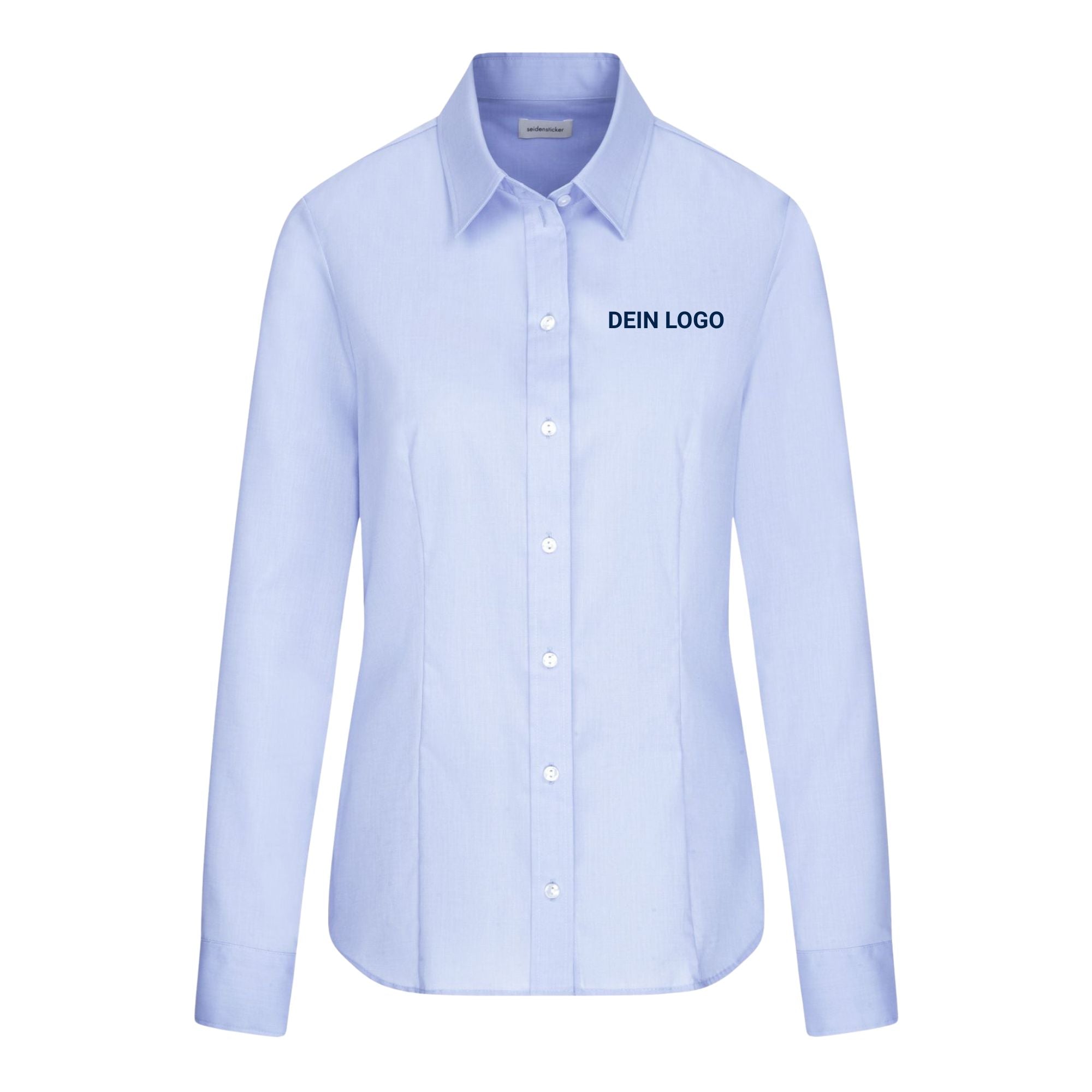 Seidensticker Damen Business Bluse Regular Fit 080604 - mit Webart Popeline und Uni-Muster