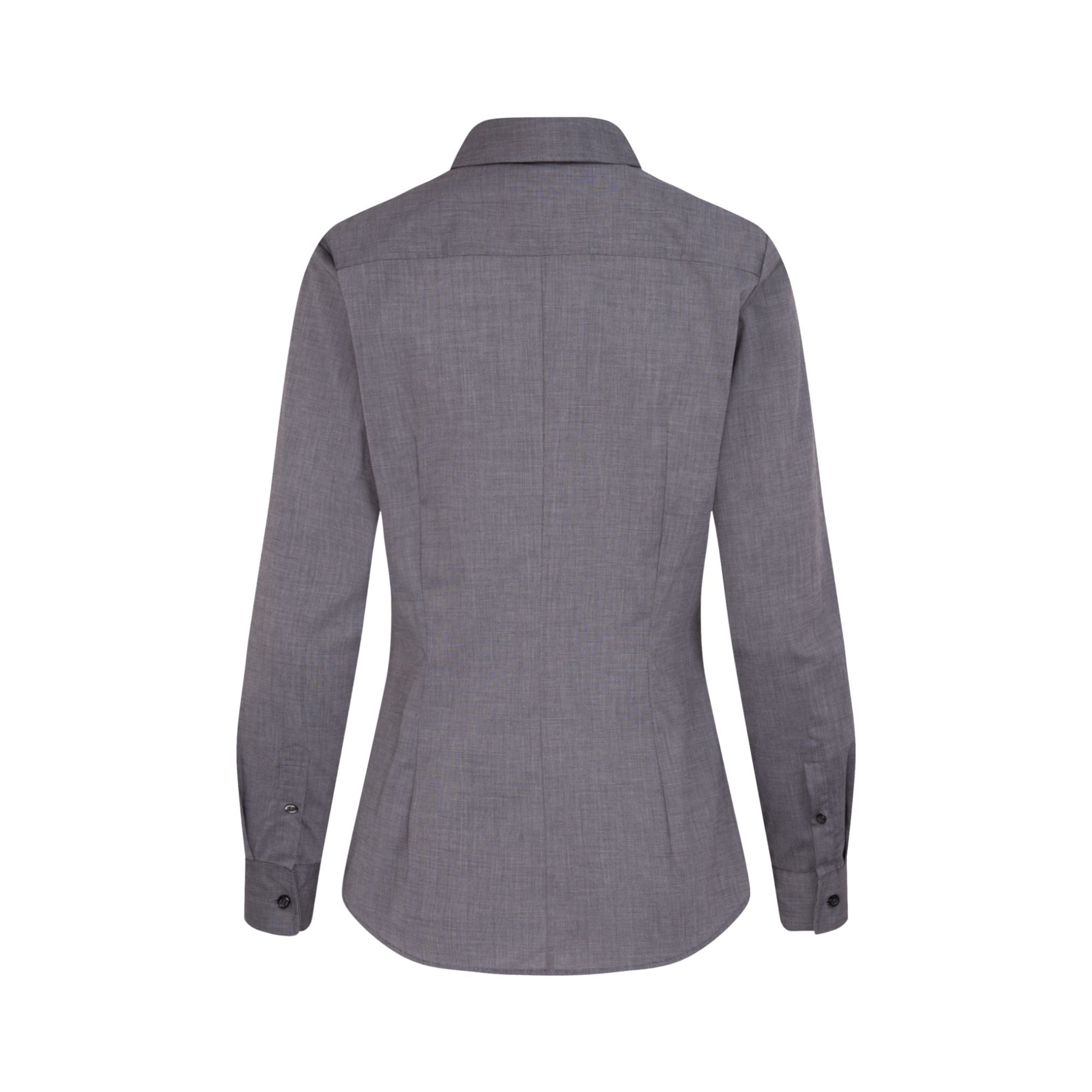Seidensticker Damen Business Bluse Slim Fit 080613 - mit Webart Popeline und Uni-Muster