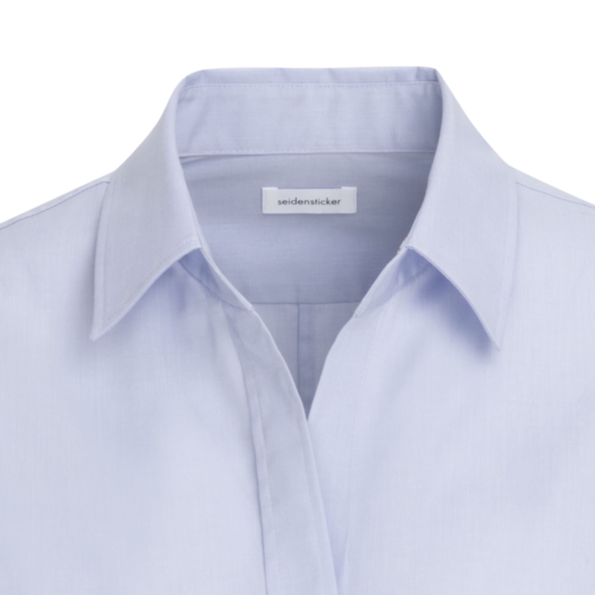 Seidensticker Damen Business Bluse Slim Fit 080613 - mit Webart Popeline und Uni-Muster