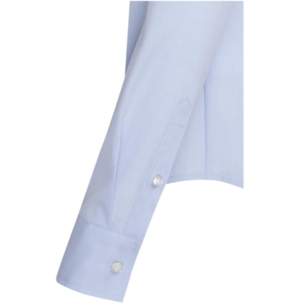 Seidensticker Damen Business Bluse Slim Fit 080613 - mit Webart Popeline und Uni-Muster