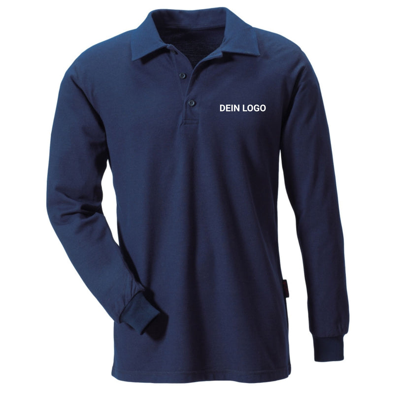 Rofa Langarm-Poloshirt 128115