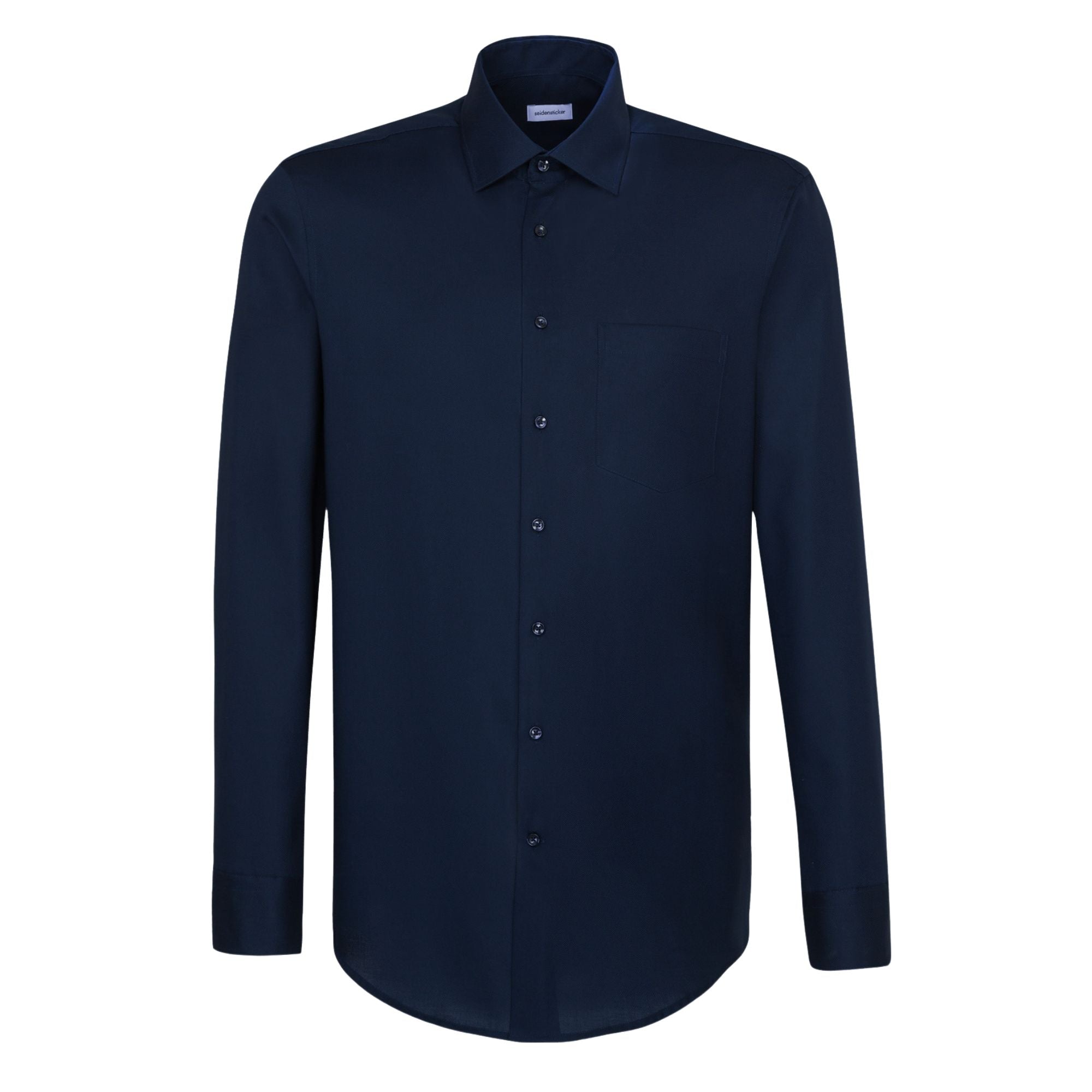 Seidensticker Herren Business Hemd Regular Fit 193650- mit Kentkragen und Strukturmuster