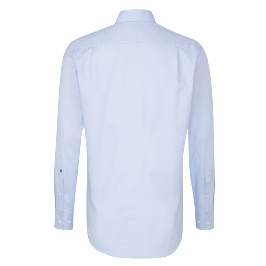 Seidensticker Herren Business Hemd Regular Fit 193650- mit Kentkragen und Strukturmuster