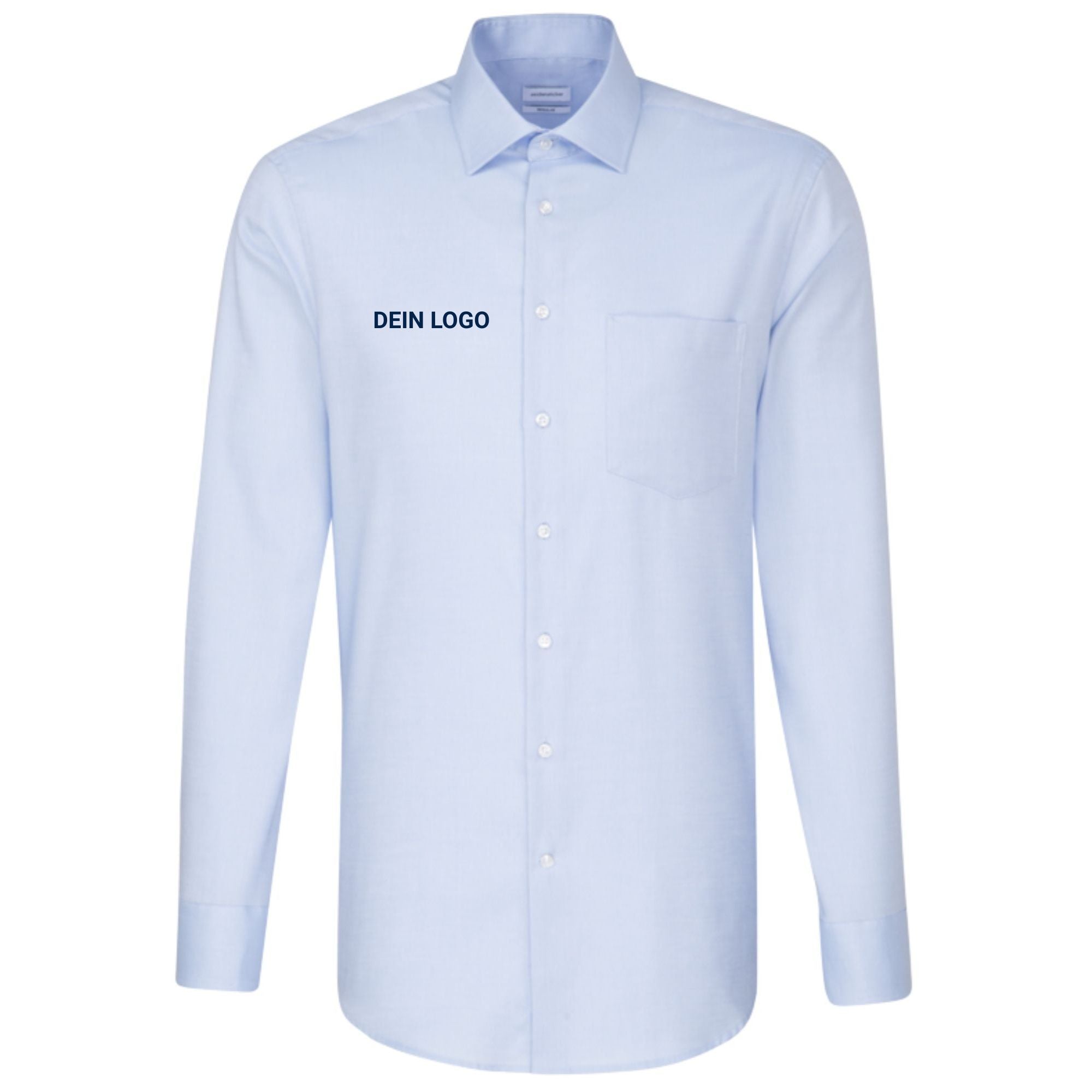 Seidensticker Herren Business Hemd Regular Fit 193650- mit Kentkragen und Strukturmuster