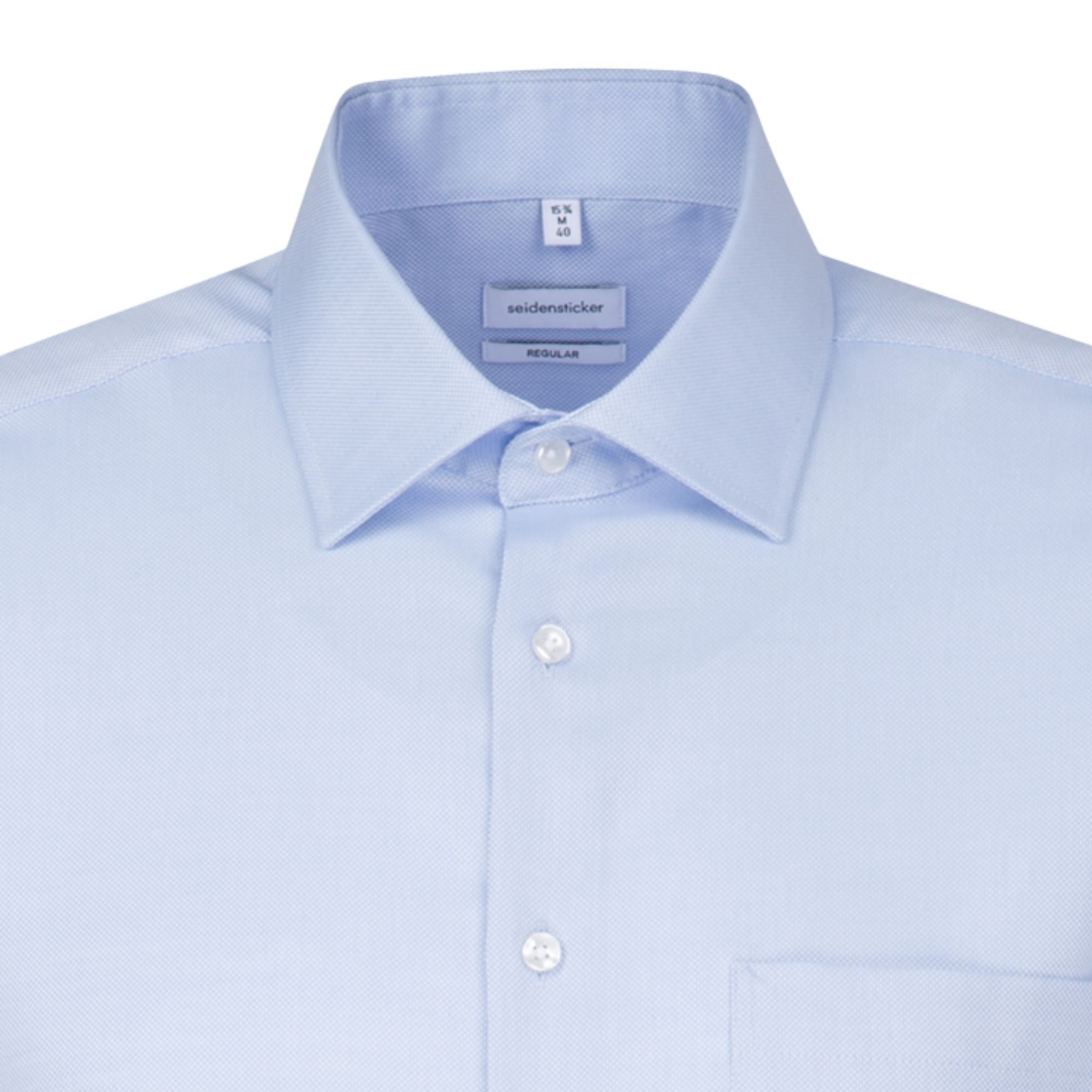 Seidensticker Herren Business Hemd Regular Fit 193650- mit Kentkragen und Strukturmuster