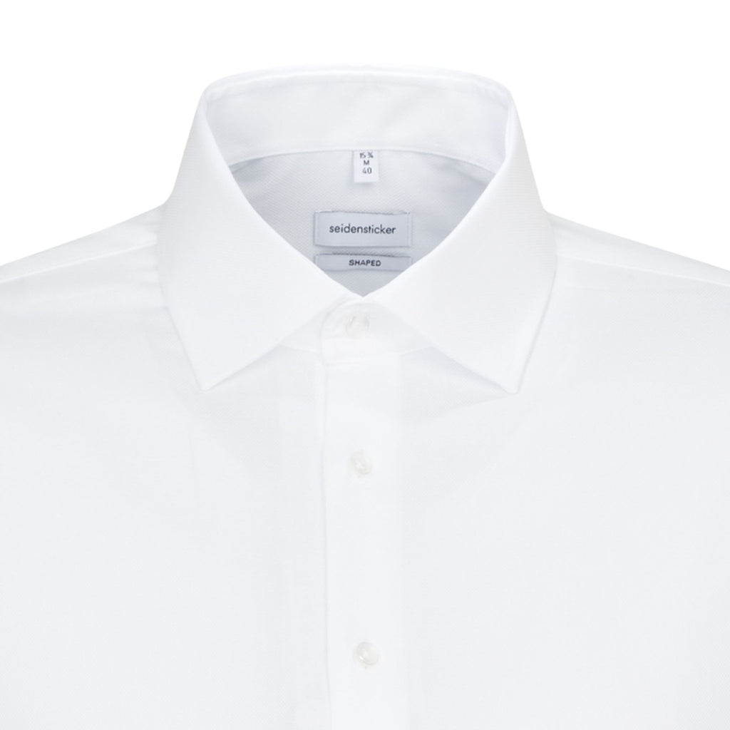 Seidensticker Herren Business Hemd Shaped Fit 293650 - mit Kentkragen und Strukturmuster