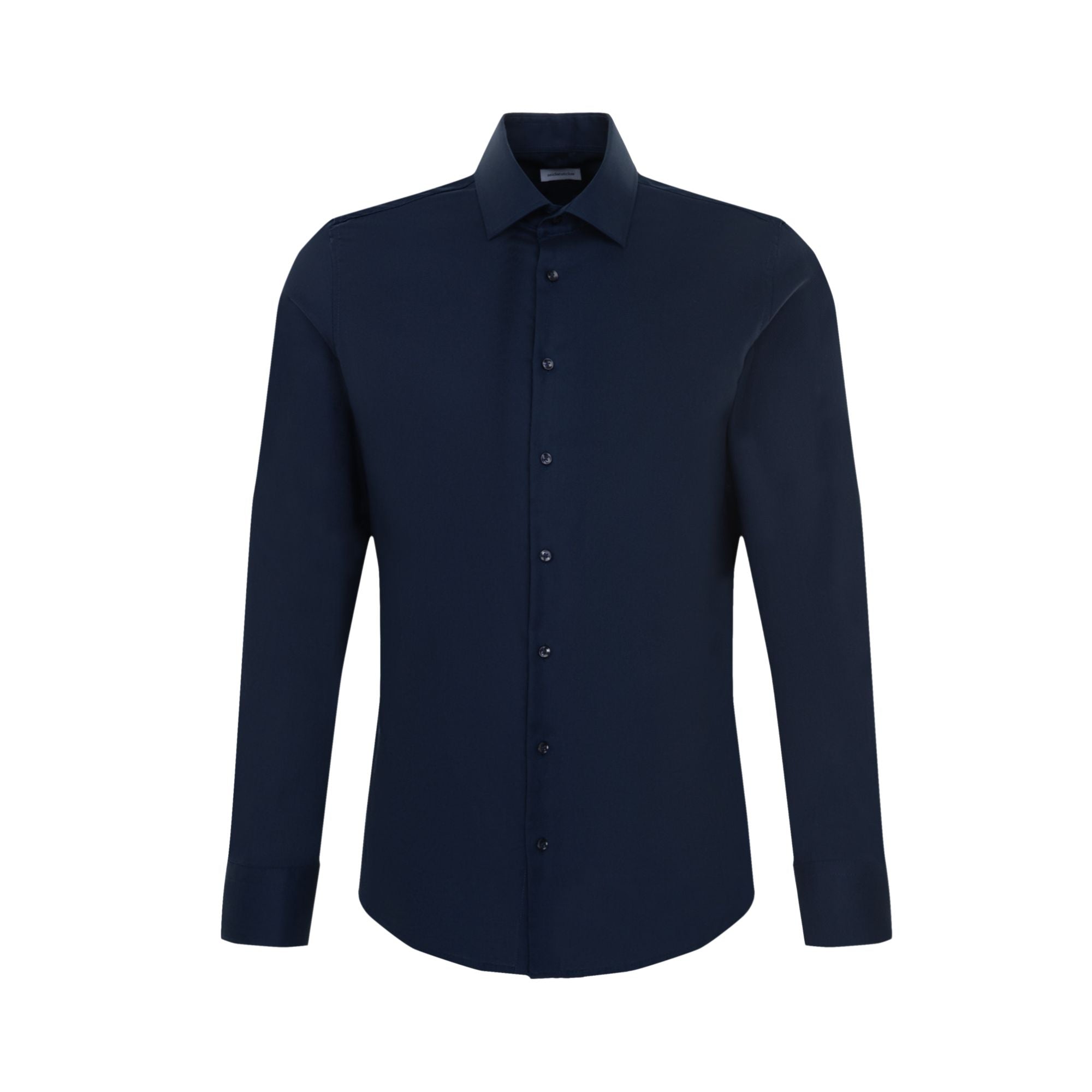 Seidensticker Herren Business Hemd Slim Fit 693650- mit Kentkragen und Strukturmuster