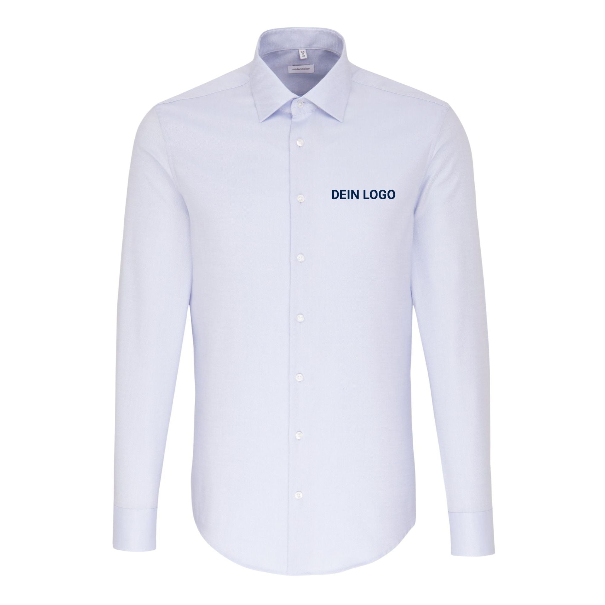 Seidensticker Herren Business Hemd Slim Fit 693650- mit Kentkragen und Strukturmuster