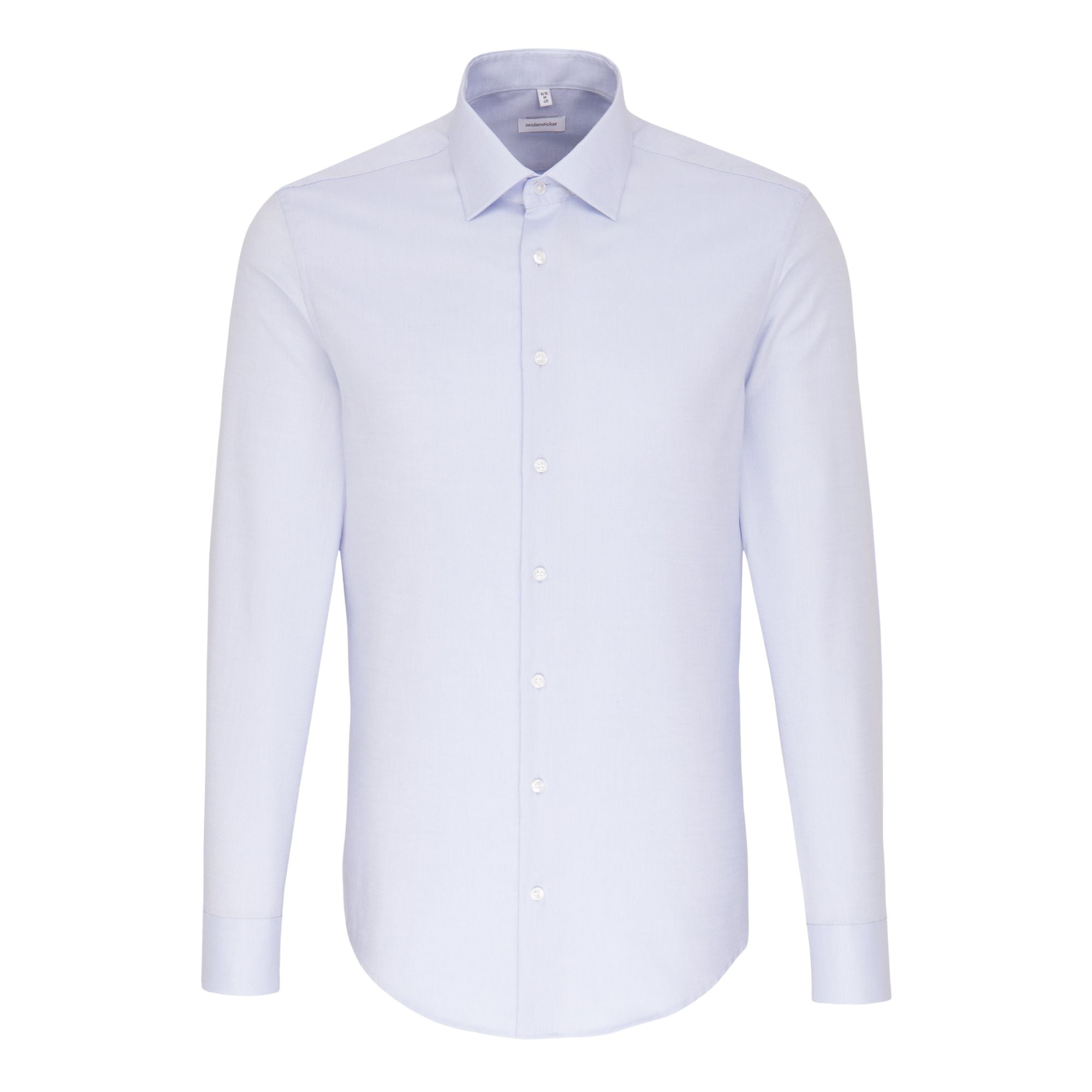 Seidensticker Herren Business Hemd Slim Fit 693650- mit Kentkragen und Strukturmuster