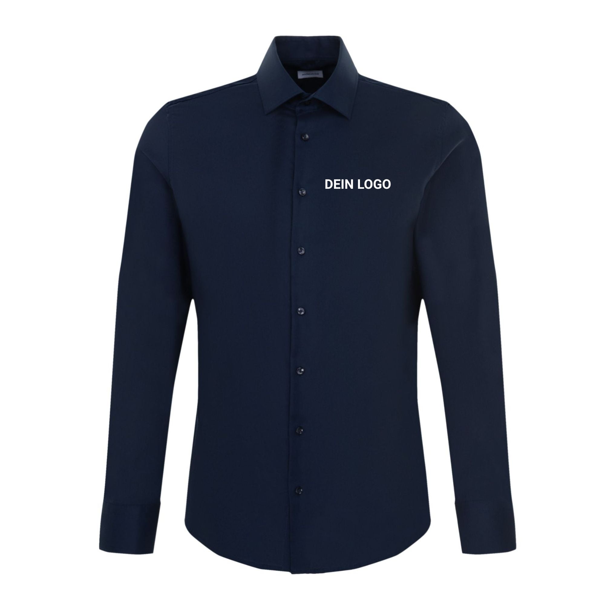 Seidensticker Herren Business Hemd Slim Fit 693650- mit Kentkragen und Strukturmuster