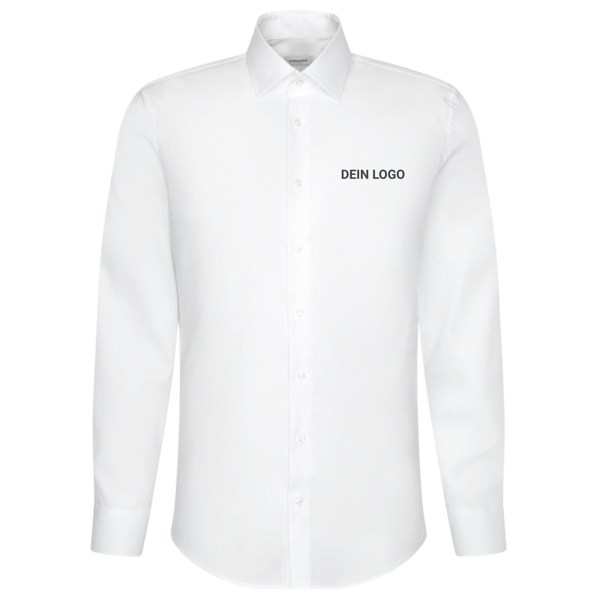 Seidensticker Herren Business Hemd Slim Fit 693650- mit Kentkragen und Strukturmuster