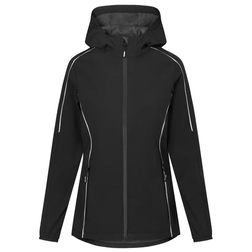 Promodoro Damen Softshell-Jacke 7835 schwarz, winddicht und atmungsaktiv, Vorderansicht