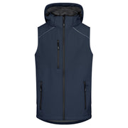 Promodoro Herren Softshell-Weste 7840M navy, winddicht und atmungsaktiv, Vorderansicht