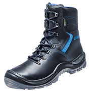 Atlas GTX 935 S3 Sicherheitsschuh schwarz-blau mit Stahlkappe und GORE-TEX, Seitenansicht