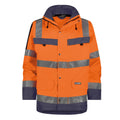 Dassy Herren Warnschutz-Regenparka Atlantis für Arbeit & Baustelle – Klasse 2 – 300346