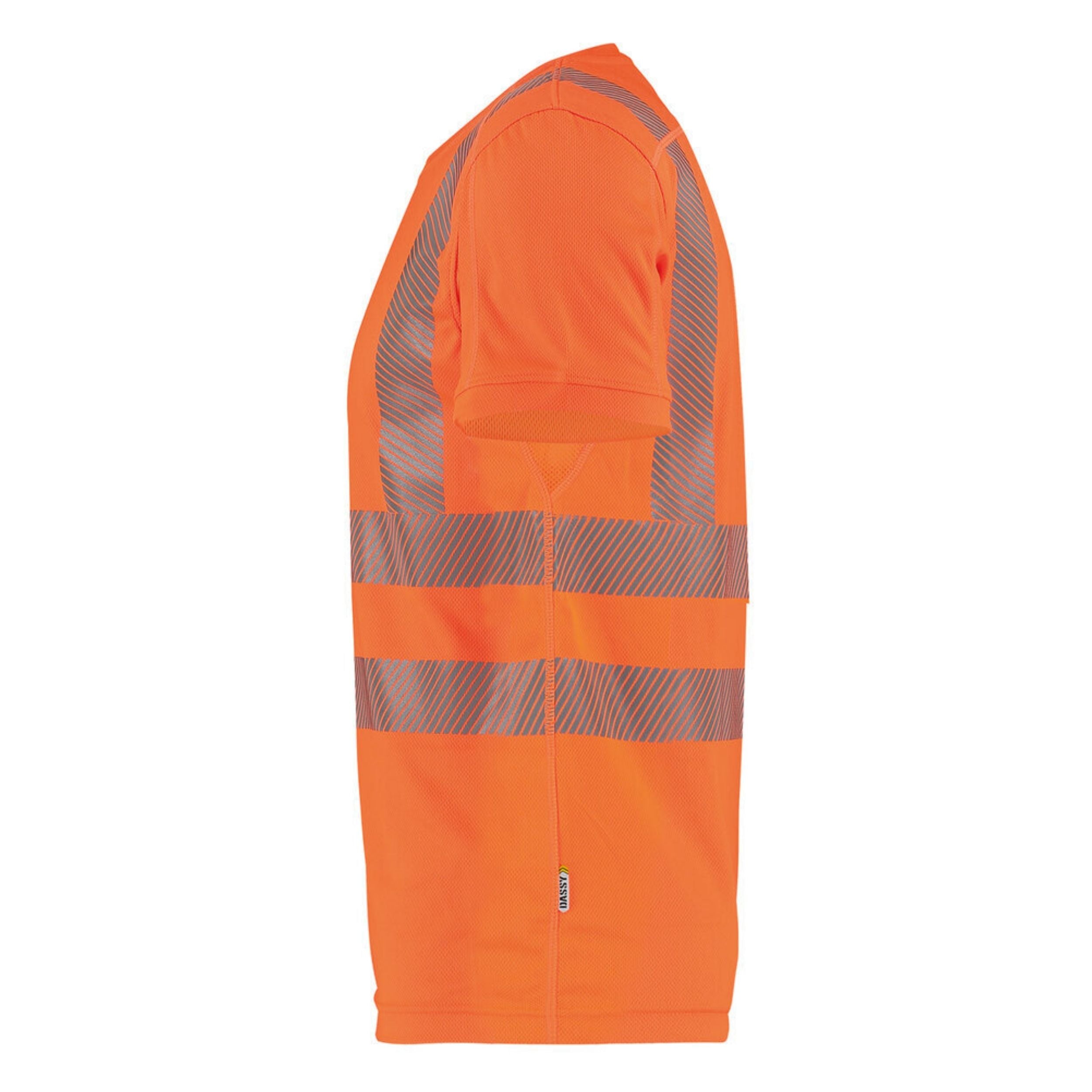 Dassy Herren Warnschutz T-Shirt Carter für Sichtbarkeit & Komfort im Sommer – Klasse 2 – 710027 Neonorange