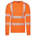 Dassy Herren Warnschutz Langarmshirt Carterville – Klasse 3 (BG-BAU förderfähig, LSF 50+) – 710037 Neonorange