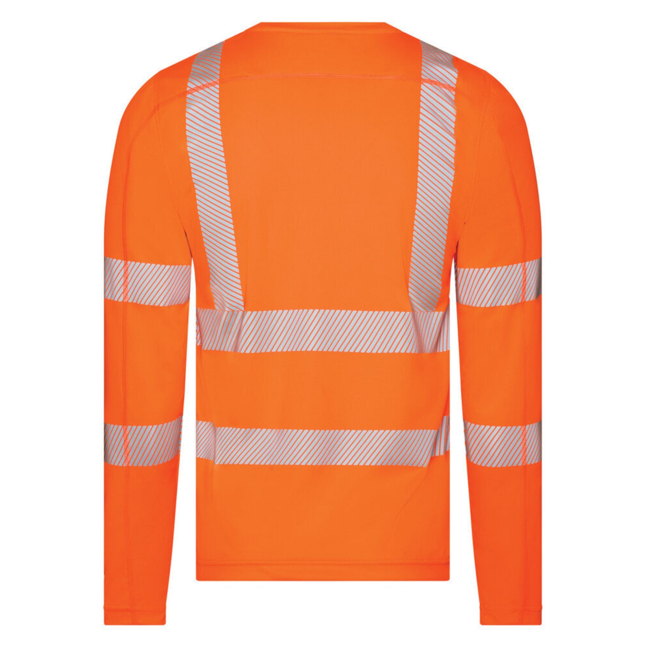 Dassy Herren Warnschutz Langarmshirt Carterville – Klasse 3 (BG-BAU förderfähig, LSF 50+) – 710037 Neonorange