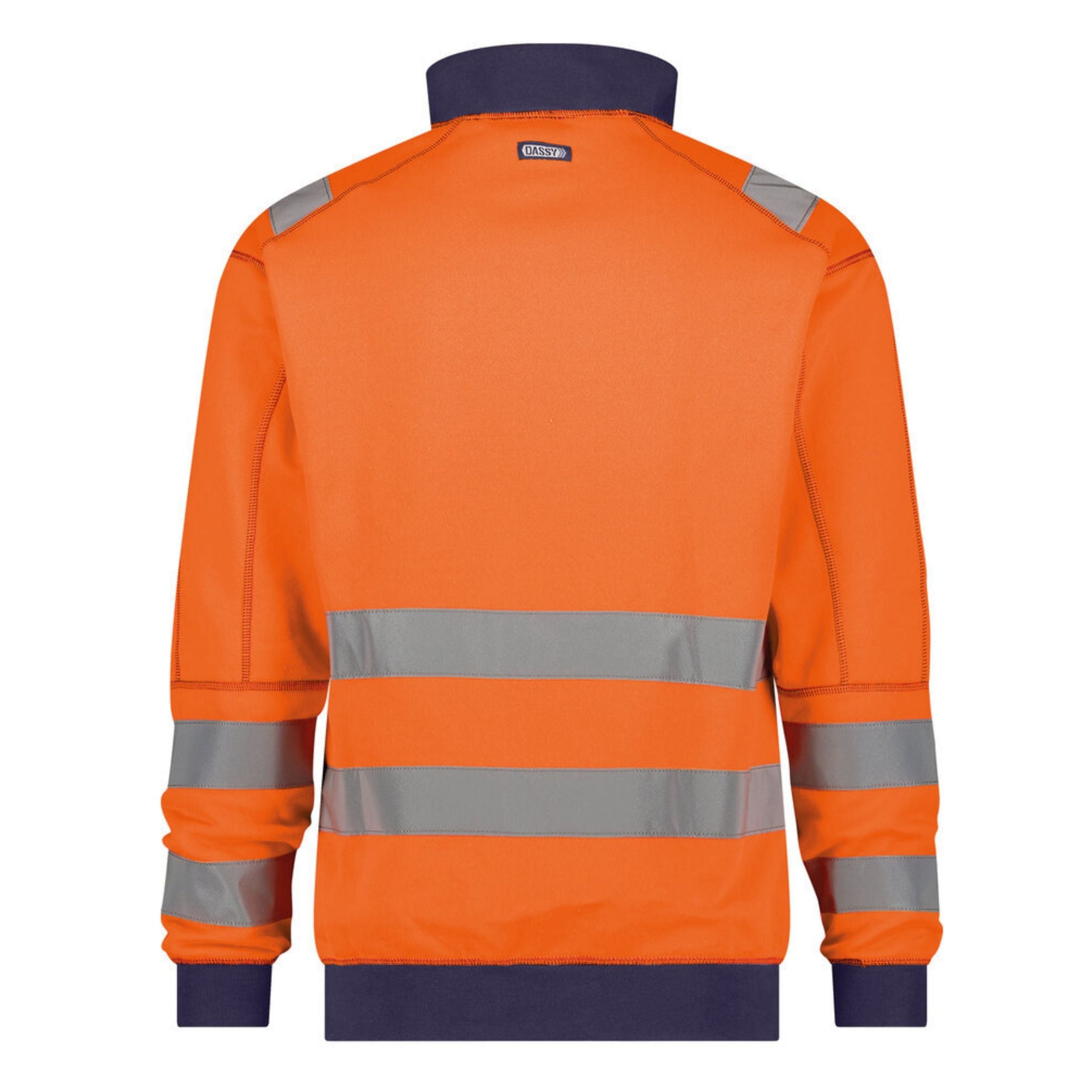 Dassy Herren Warnschutz Sweatshirt Denver mit hoher Sichtbarkeit – Klasse 2 – 300376