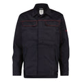 Dassy Herren Flammhemmende Arbeitsjacke Montana für Schweißarbeiten – Klasse 1 – 300342 Schwarz
