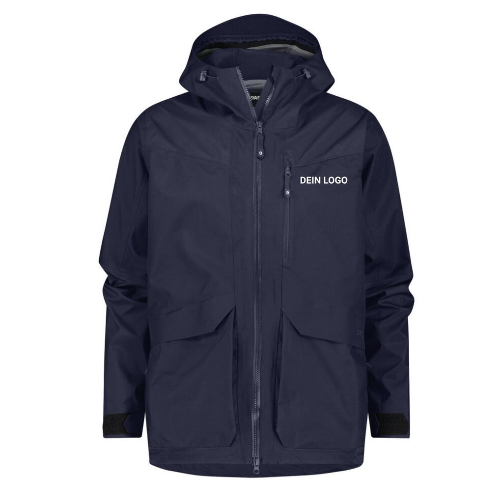 Dassy Herren Regenjacke Virunga winddicht und wasserdicht – Klasse 4.4 – 300542 Navy