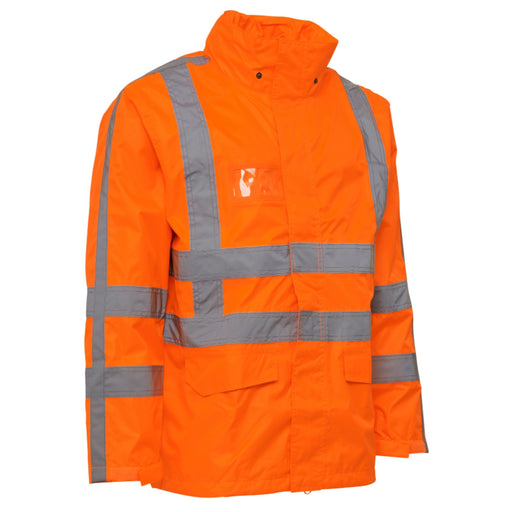 Elka Herren Warnschutz Regenjacke Visible Xtreme 086005R warnorange, wasserdicht, Vorderansicht