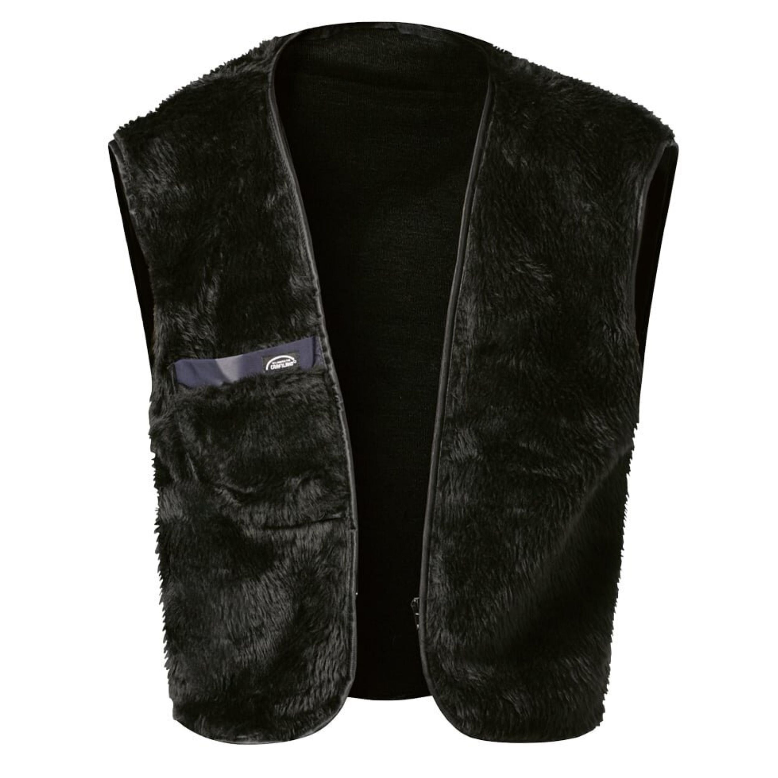 Feldtmann Herren Warnschutzjacke Erik mit Reflexstreifen und Fütterung – Klasse 3 –  Neonorange/Dunkelblau
