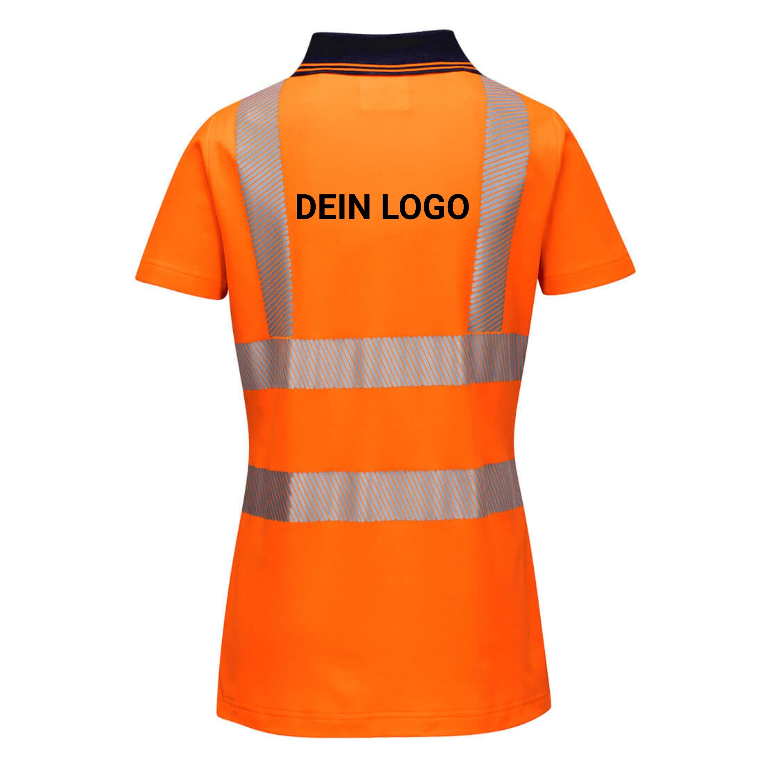 Portwest Damen Warnschutz LW72 Poloshirt - Hi-Vis Klasse 2