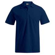 Promodoro Herren Poloshirt 4400F navy mit Knopfleiste, tailliert, Vorderansicht