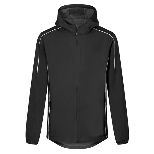 Promodoro Herren Softshell-Jacke 7830 schwarz, winddicht und atmungsaktiv, Vorderansicht