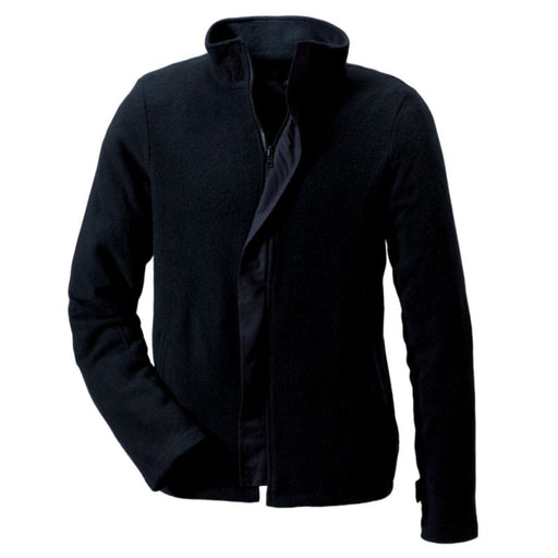Rofa Herren Multinorm Fleecejacke 260368 schwarz mit Stehkragen, Vorderansicht