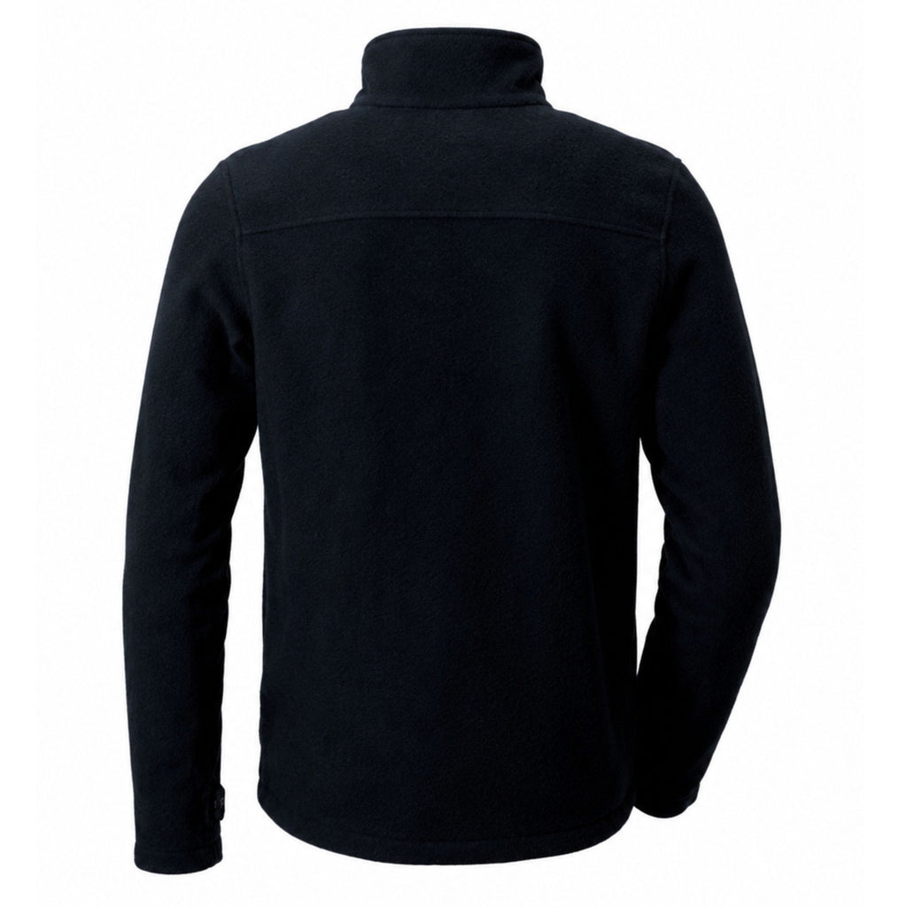 Rofa Herren Multinorm Fleecejacke 260368 Schwarz - mit Stehkragen, Reißverschlusstaschen -  kombinierbar mit Parka