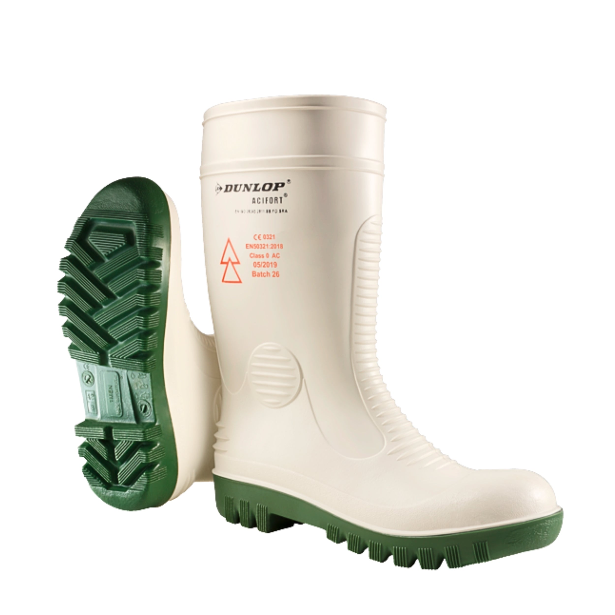 Dunlop Acifort Safety High Voltage Elektriker Sicherheits-Gummistiefel S5 CI - A571411 Weiß